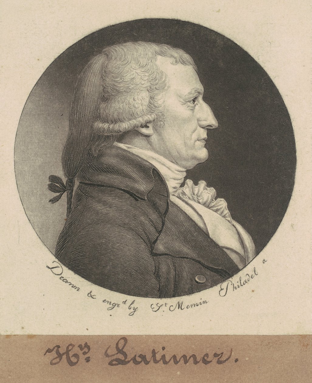 Henry Latimer by Charles B. J. Févret de Saint Mémin