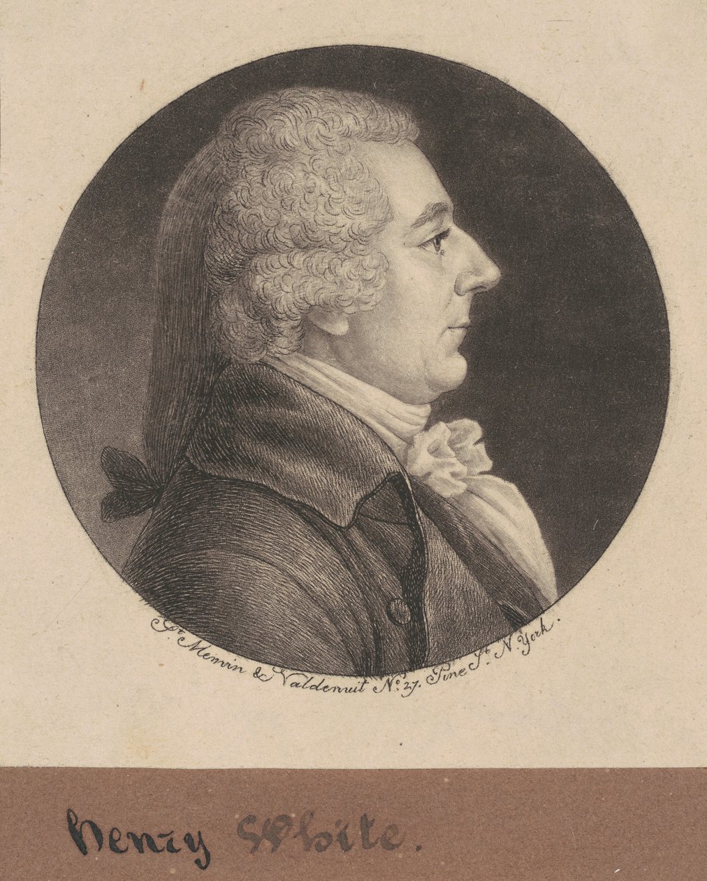 Henry White by Charles B. J. Févret de Saint Mémin