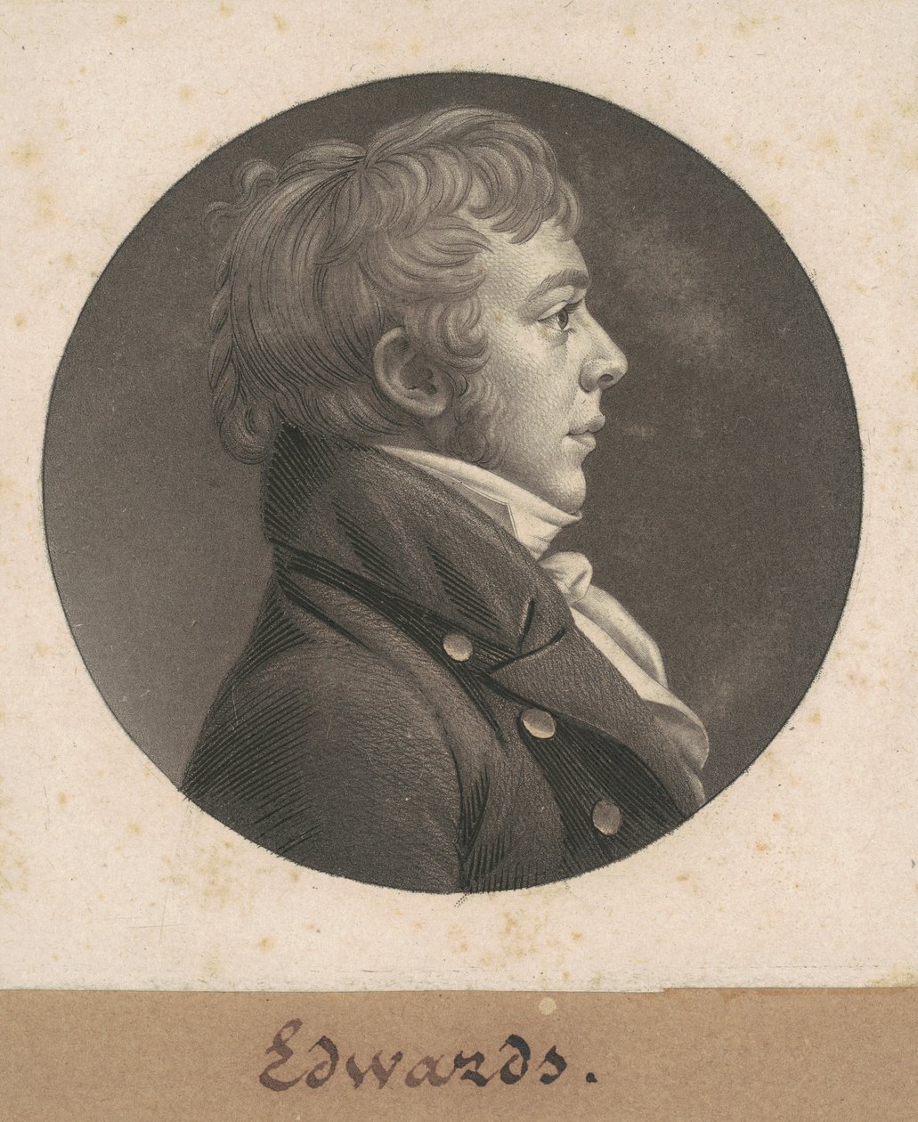 Horace Hampton Edwards by Charles B. J. Févret de Saint Mémin