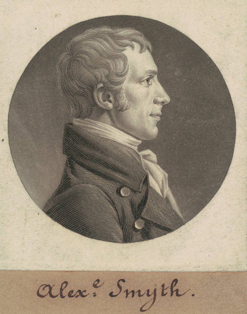 Hugh Smith by Charles B. J. Févret de Saint Mémin