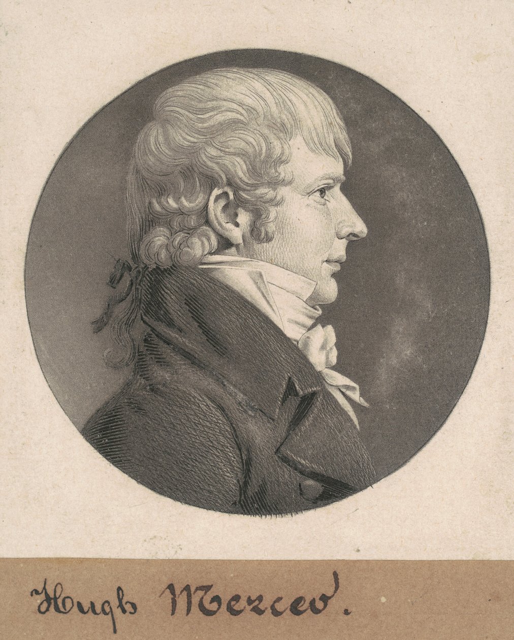 Hugh Tenant Weedon Mercer by Charles B. J. Févret de Saint Mémin