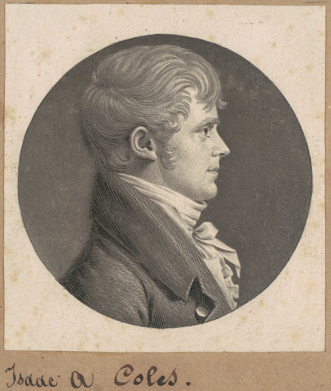 Isaac A. Coles by Charles B. J. Févret de Saint Mémin