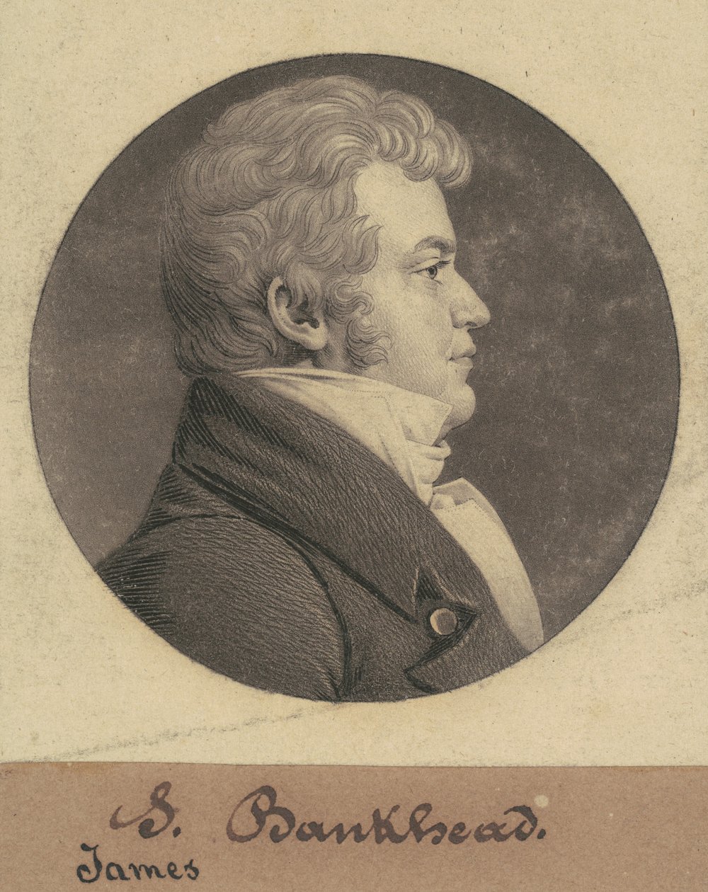 James Bankhead by Charles B. J. Févret de Saint Mémin