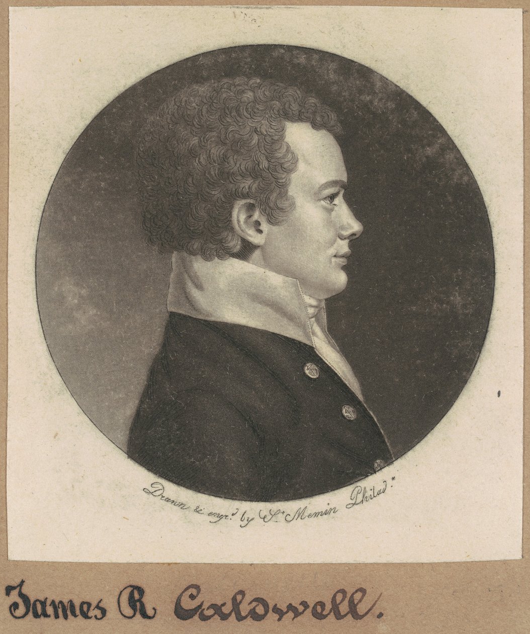 James R. Caldwell by Charles B. J. Févret de Saint Mémin