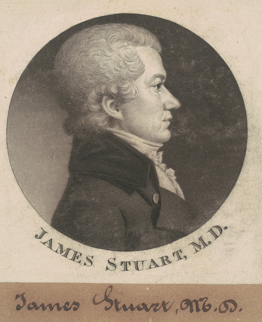 James Stuart by Charles B. J. Févret de Saint Mémin