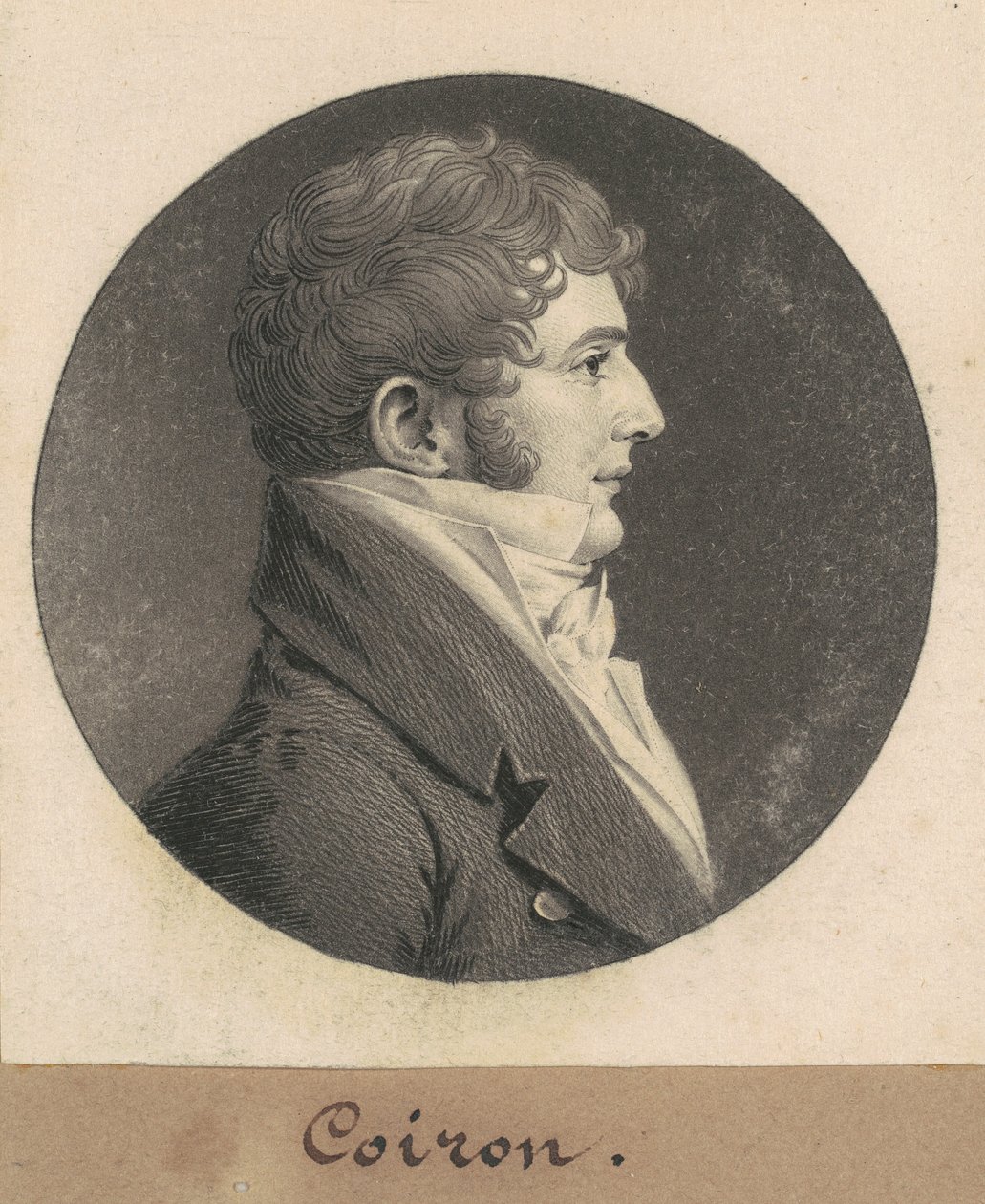 Jean Joseph Coiron by Charles B. J. Févret de Saint Mémin