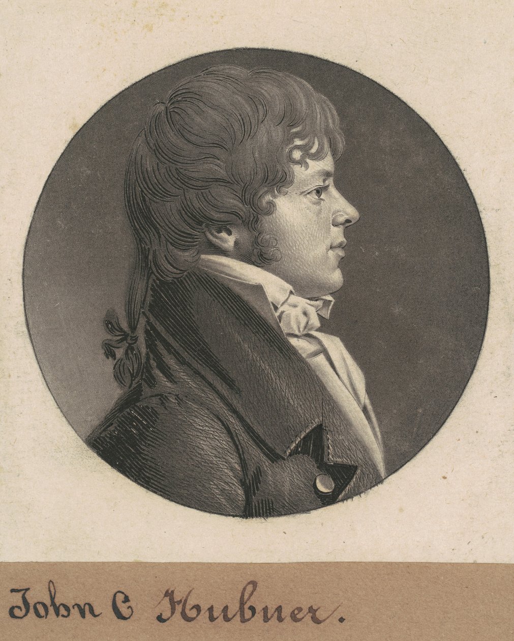 John C. Hubner by Charles B. J. Févret de Saint Mémin