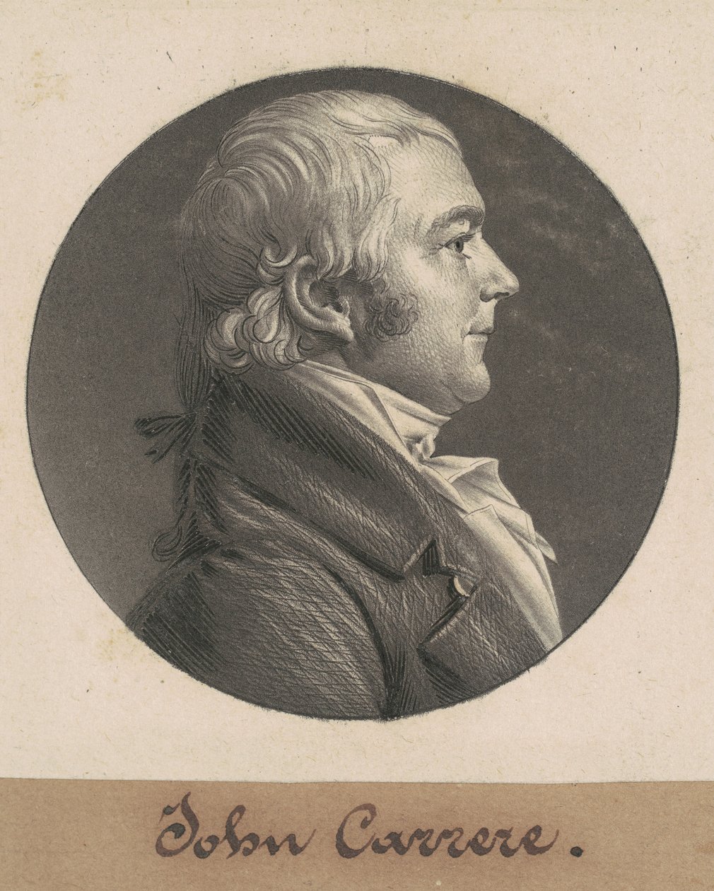John Carrere by Charles B. J. Févret de Saint Mémin