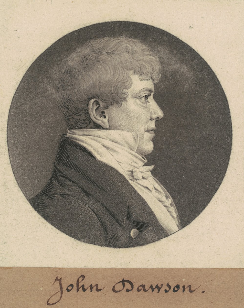 John Dawson by Charles B. J. Févret de Saint Mémin