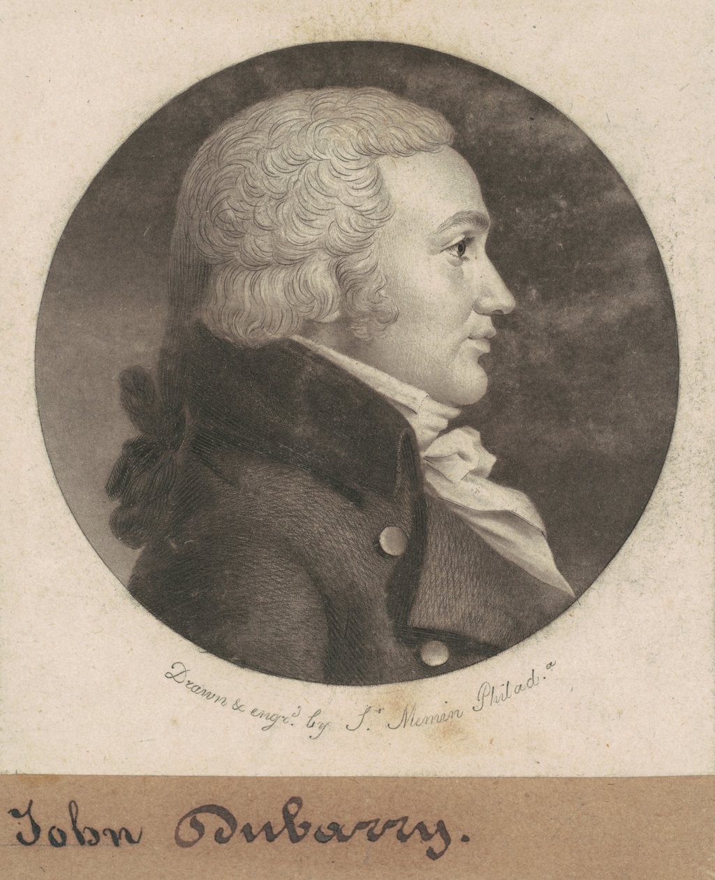 John Dubarry by Charles B. J. Févret de Saint Mémin
