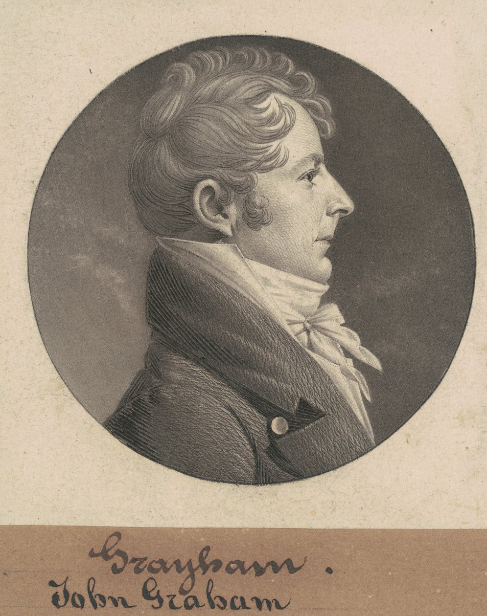 John Graham by Charles B. J. Févret de Saint Mémin