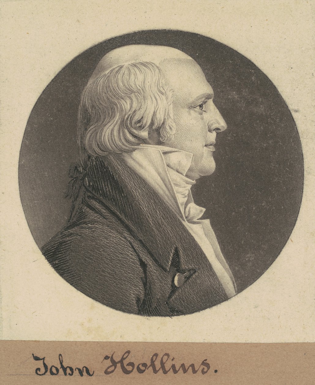 John Hollins by Charles B. J. Févret de Saint Mémin