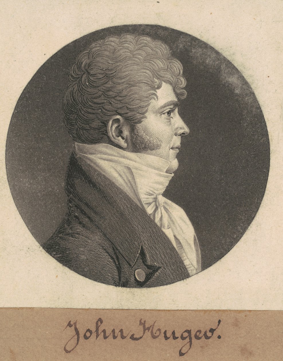 John Huger by Charles B. J. Févret de Saint Mémin