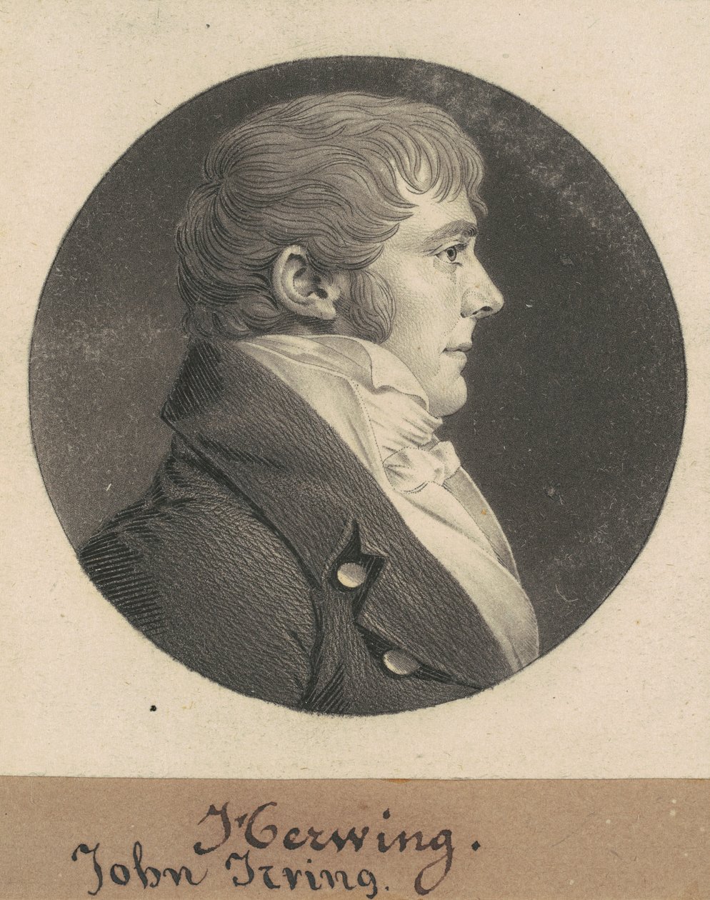 John Irving by Charles B. J. Févret de Saint Mémin