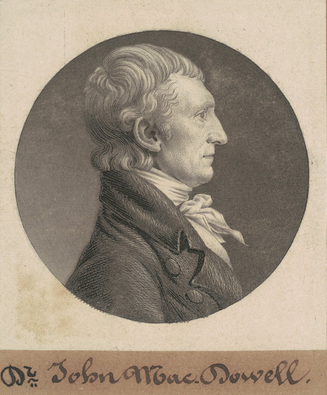John McDowell by Charles B. J. Févret de Saint Mémin