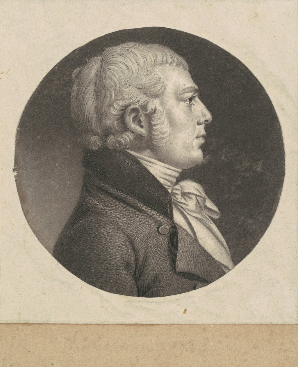 John Moore White by Charles B. J. Févret de Saint Mémin