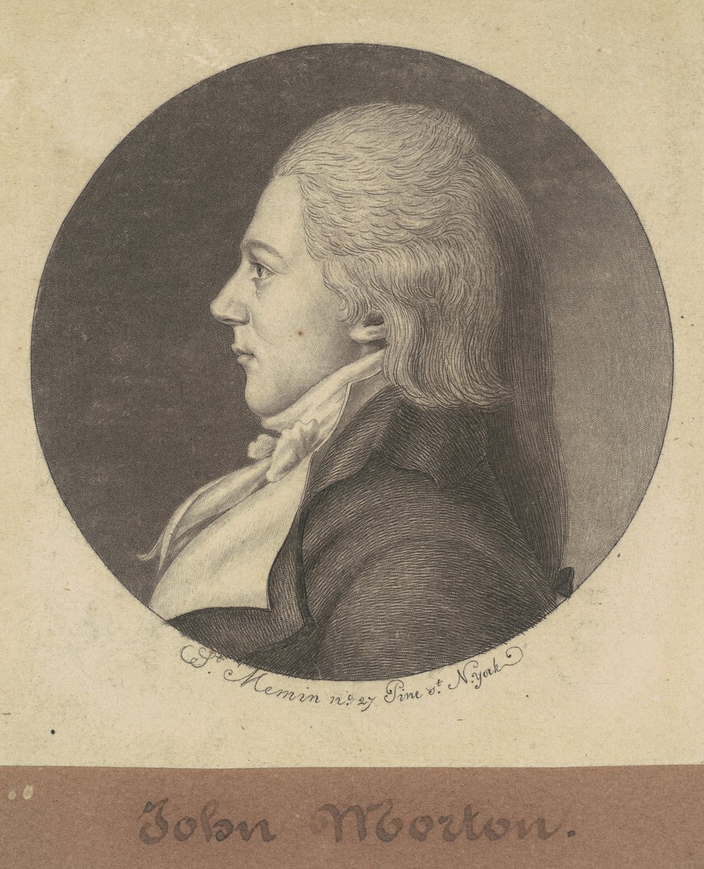 John Morton by Charles B. J. Févret de Saint Mémin