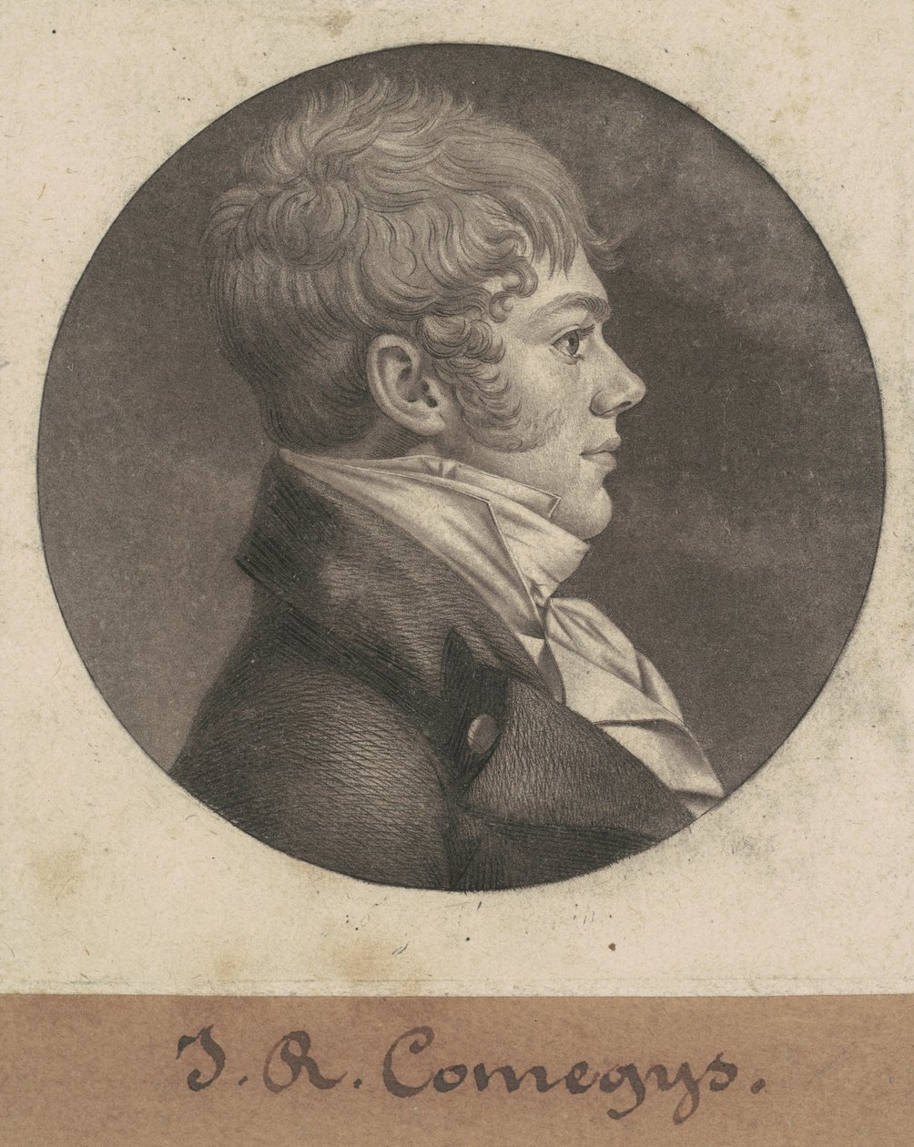 John R. Comegys by Charles B. J. Févret de Saint Mémin