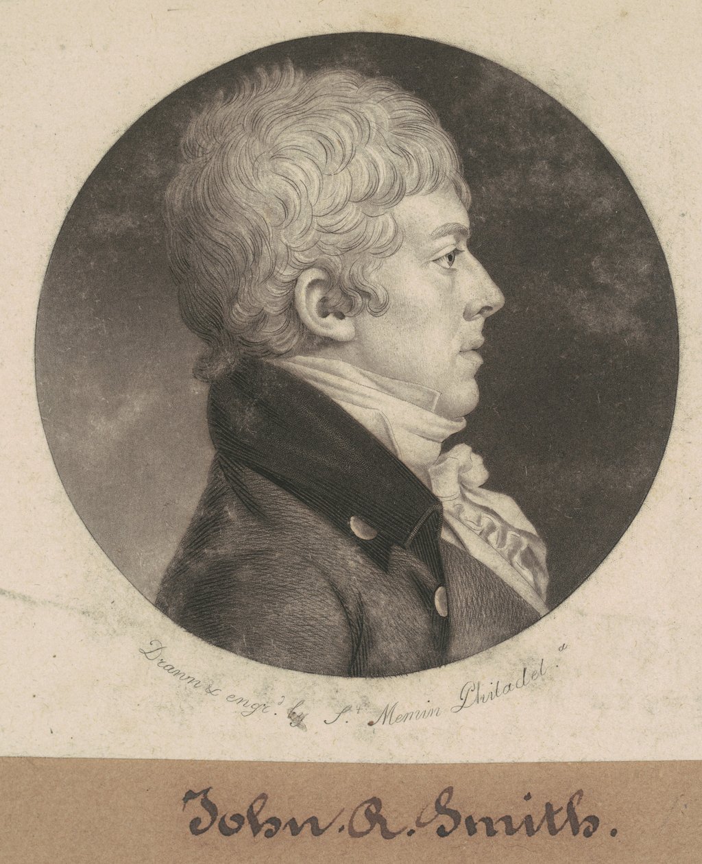 John R. Smith by Charles B. J. Févret de Saint Mémin