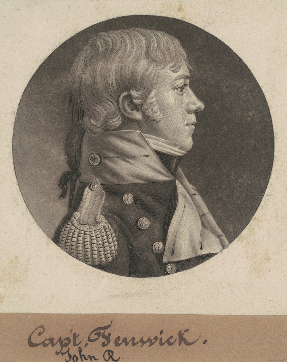 John Roger Fenwick by Charles B. J. Févret de Saint Mémin