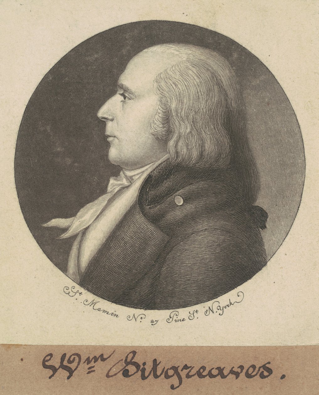 John Sitgreaves by Charles B. J. Févret de Saint Mémin