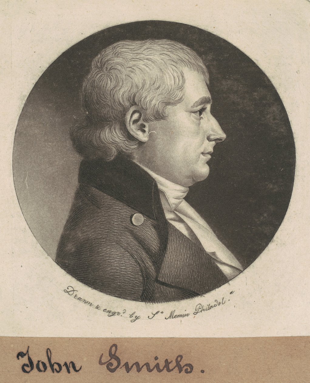 John Smith by Charles B. J. Févret de Saint Mémin