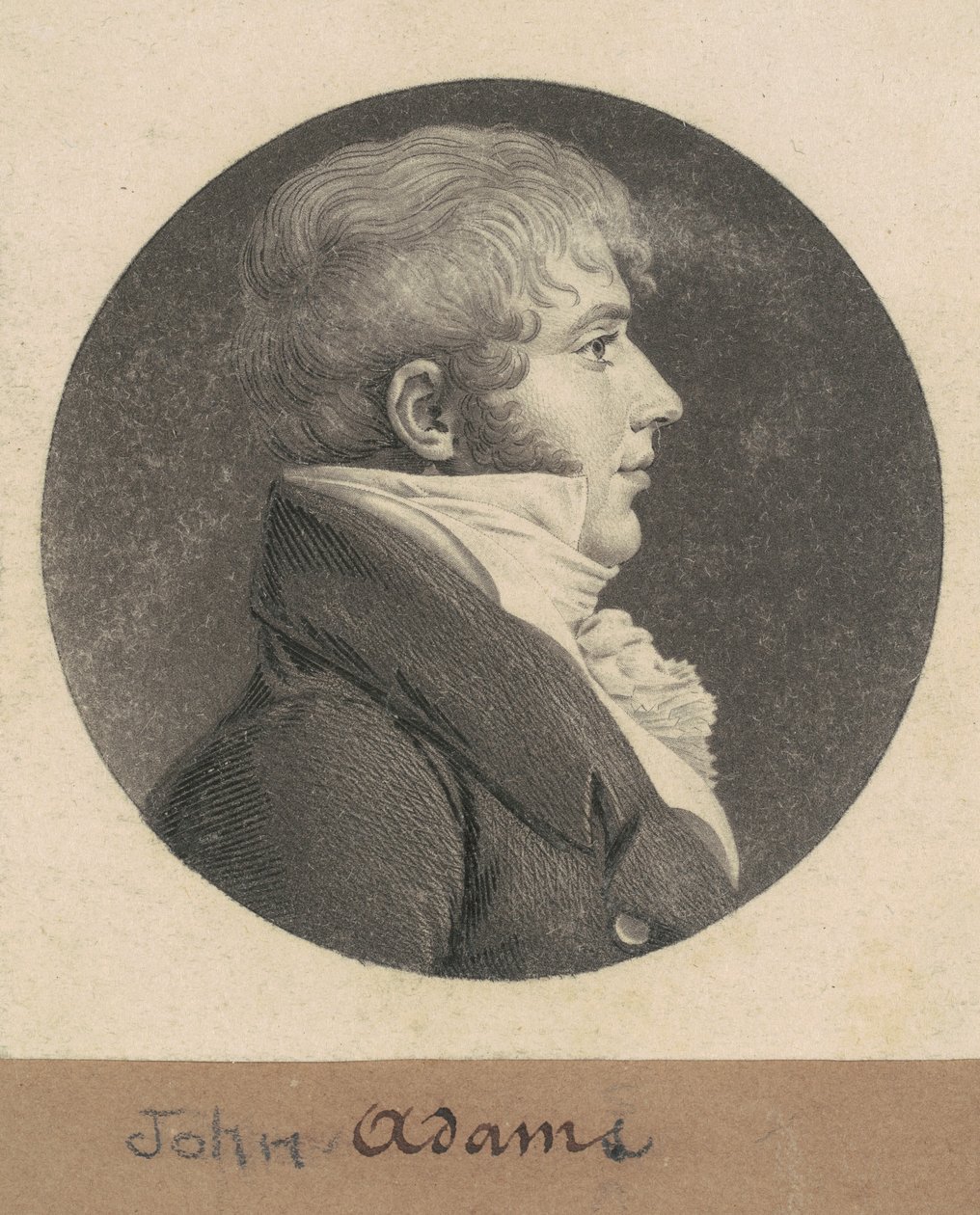 John Strong Adams by Charles B. J. Févret de Saint Mémin