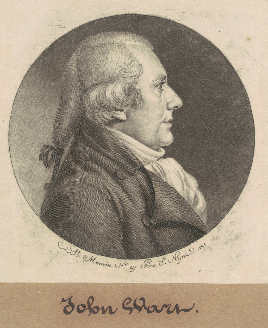 John Wart by Charles B. J. Févret de Saint Mémin