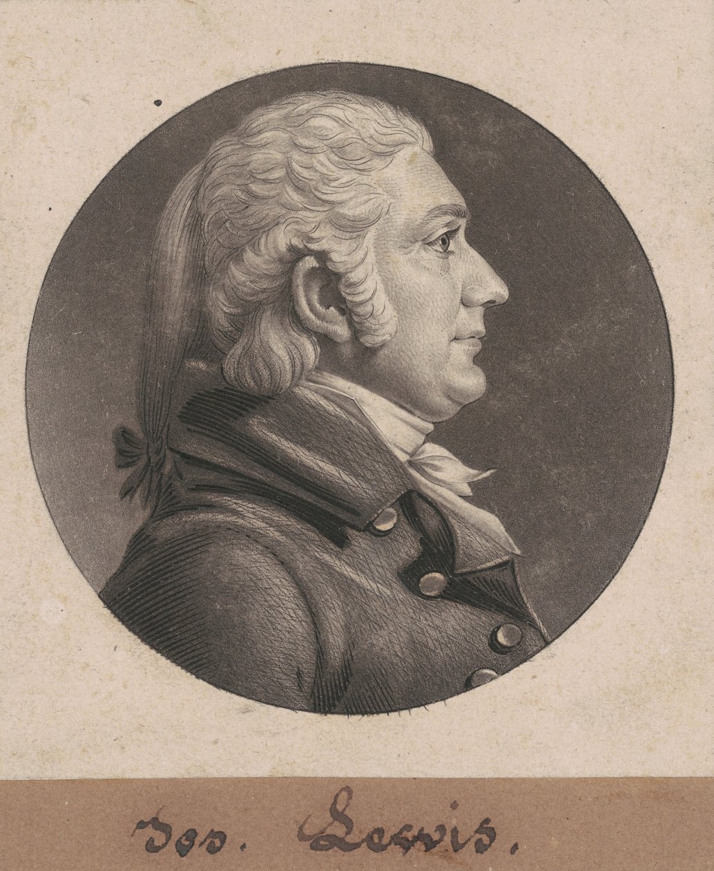 Joseph C. Lewis II by Charles B. J. Févret de Saint Mémin
