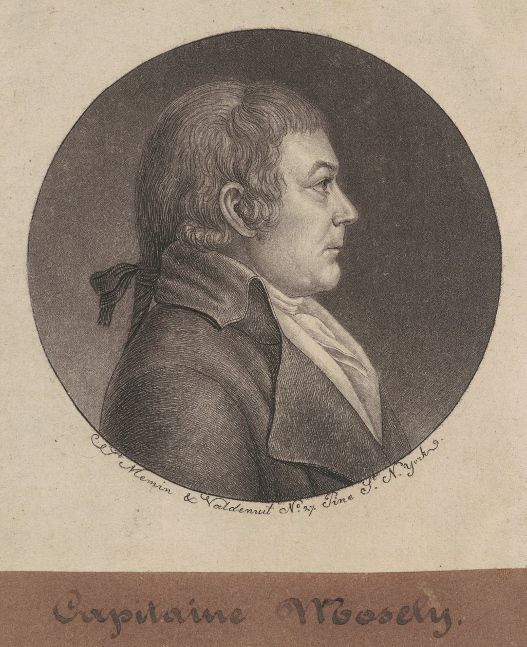 Joseph Mosely by Charles B. J. Févret de Saint Mémin