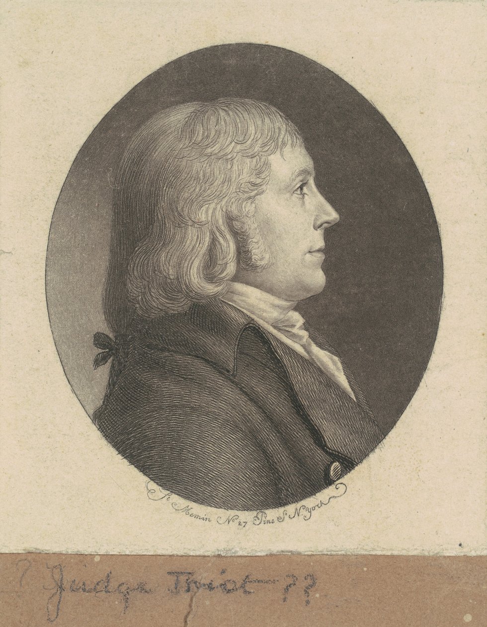 Judge Trist by Charles B. J. Févret de Saint Mémin