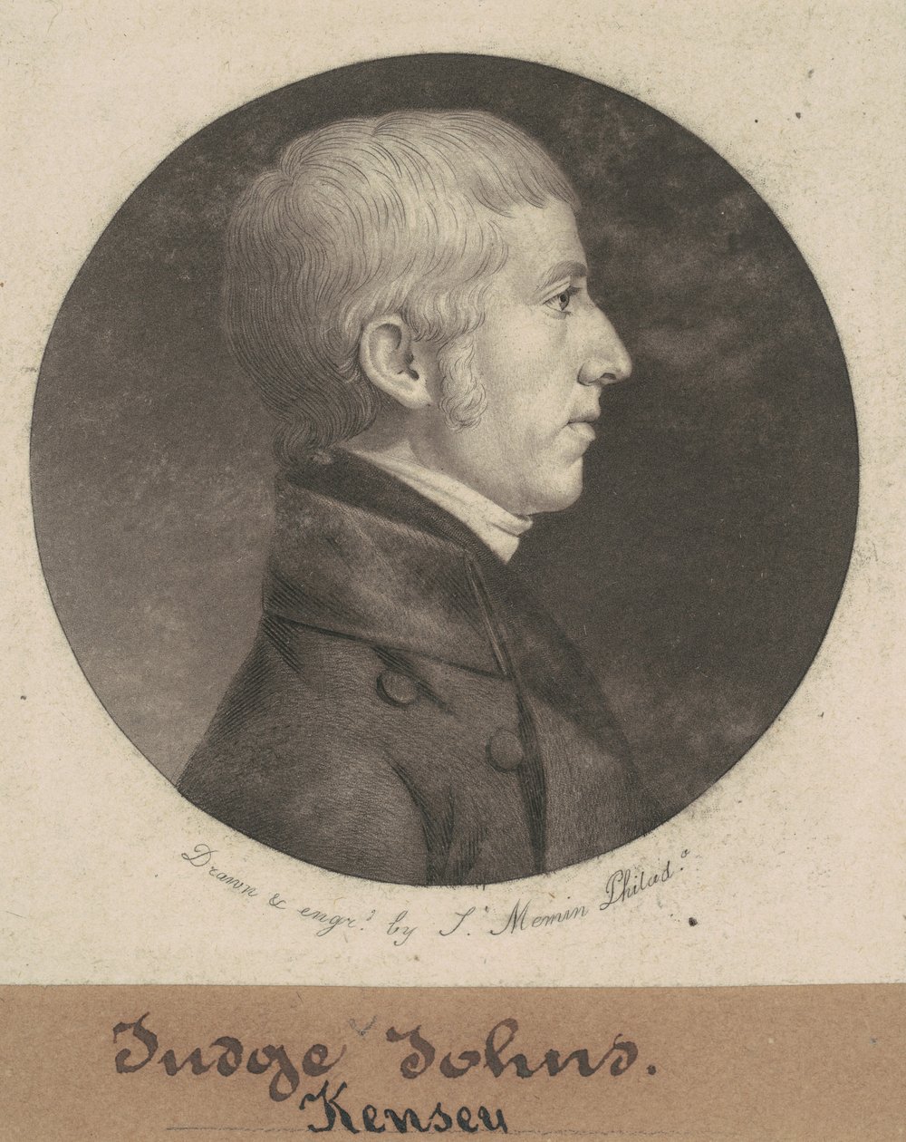 Kensey Johns by Charles B. J. Févret de Saint Mémin