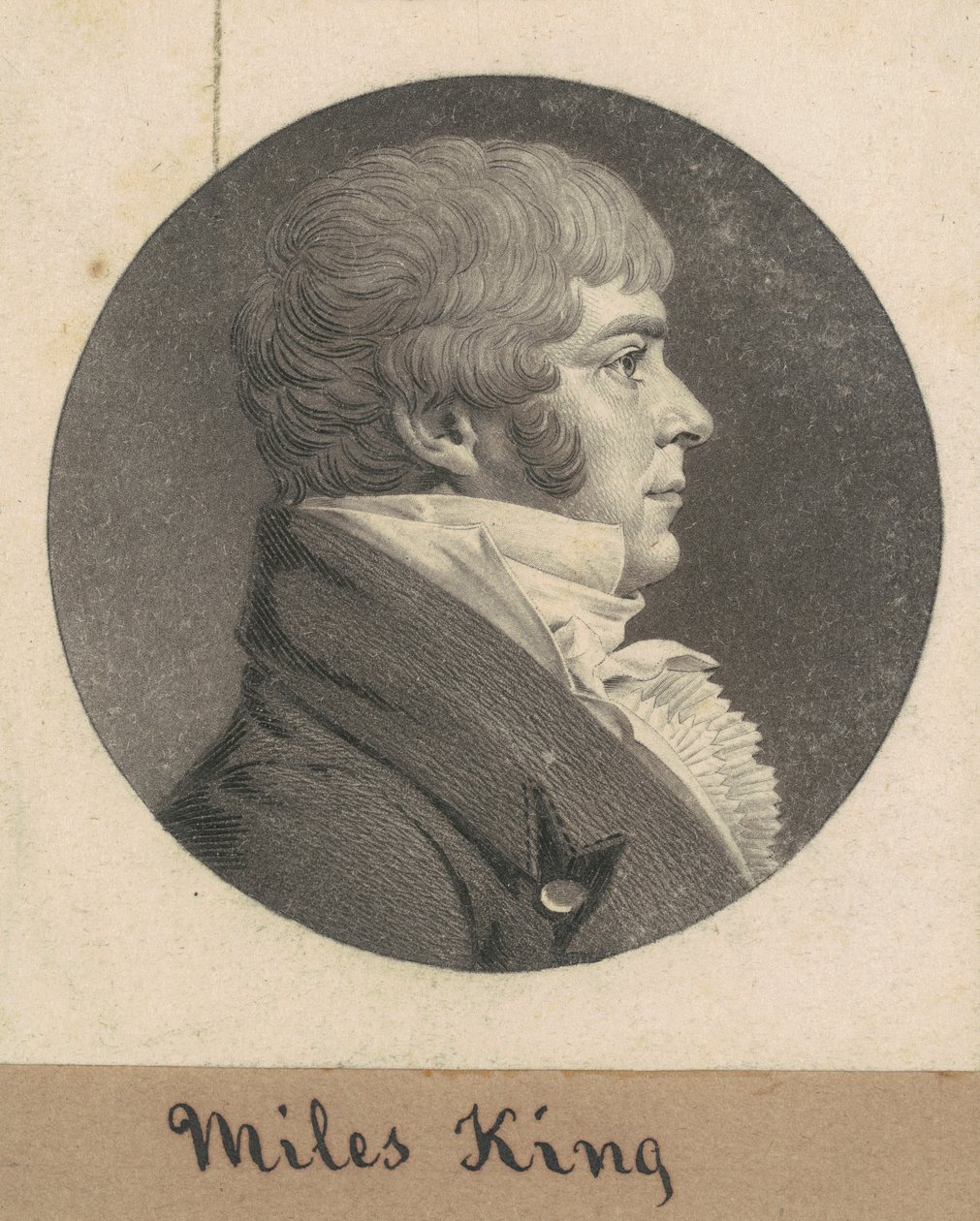 Miles King, Jr. by Charles B. J. Févret de Saint Mémin