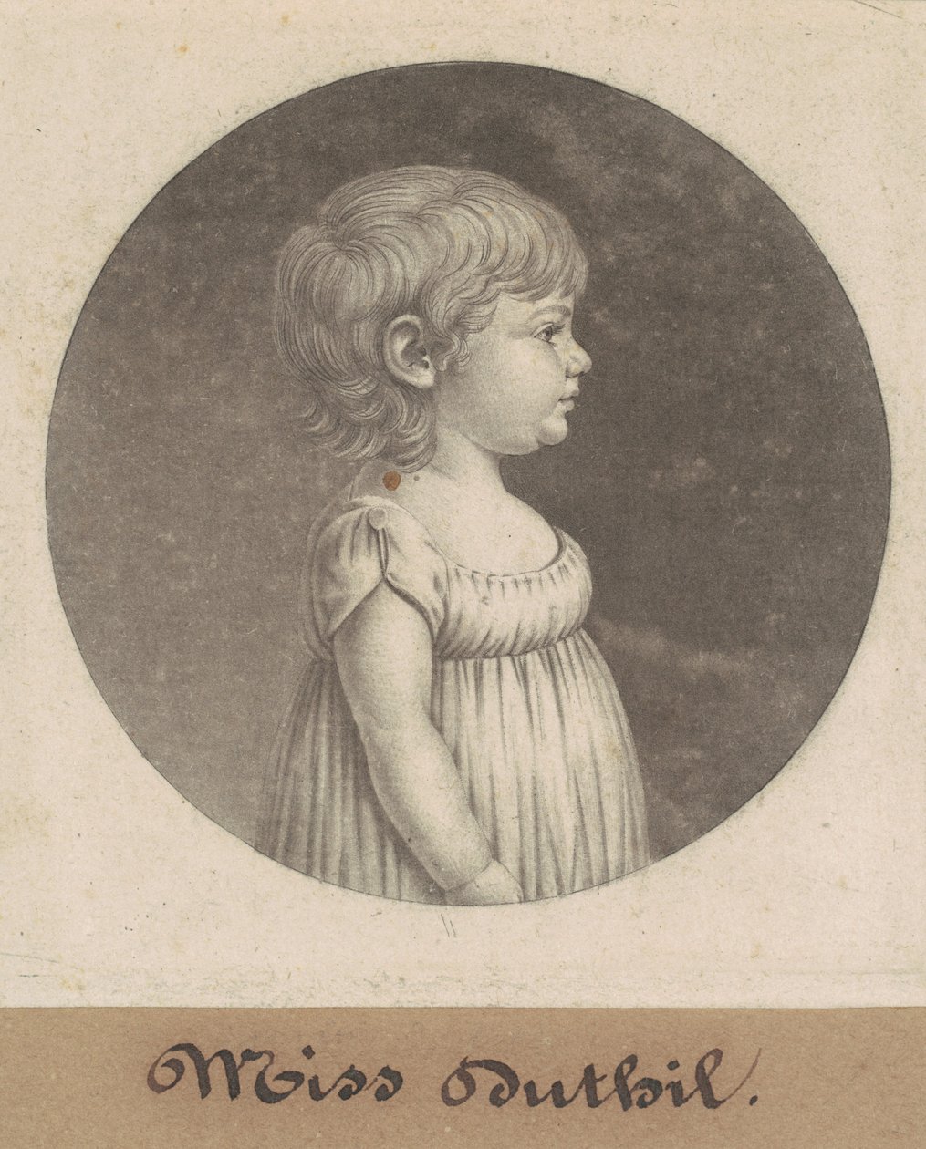 Miss Dutilh by Charles B. J. Févret de Saint Mémin