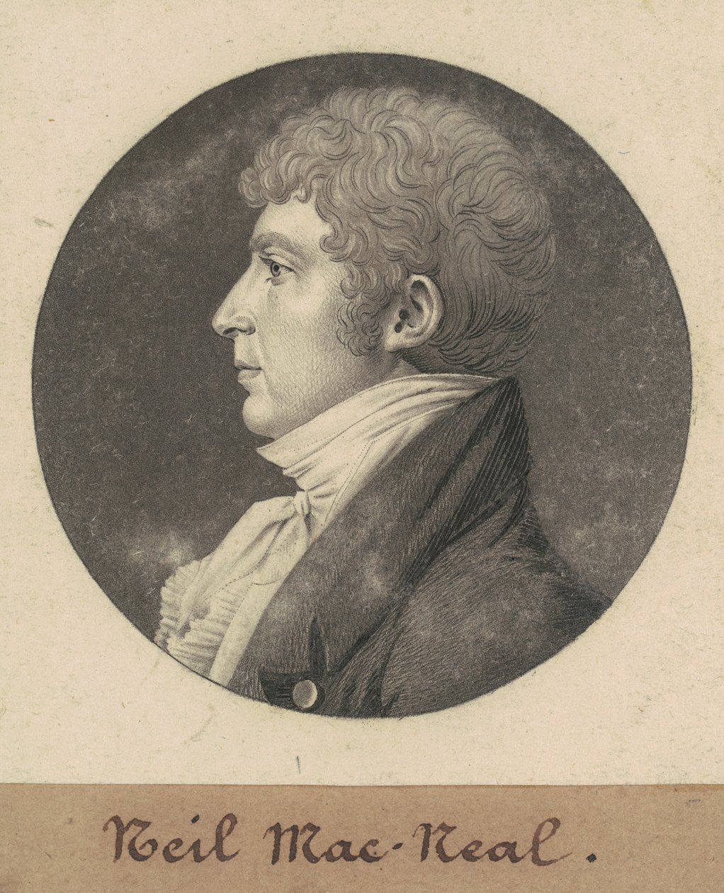 Neil MacNeal by Charles B. J. Févret de Saint Mémin