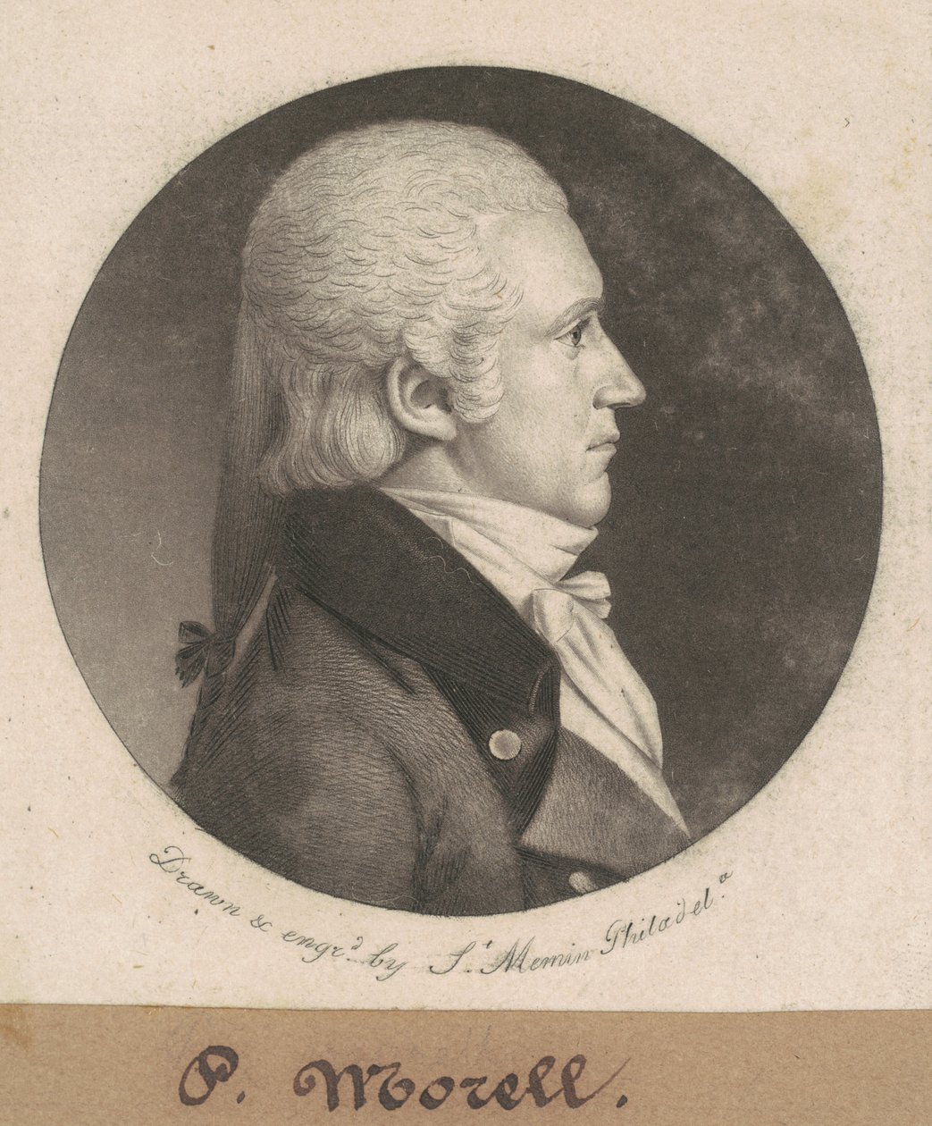 P. Morell by Charles B. J. Févret de Saint Mémin