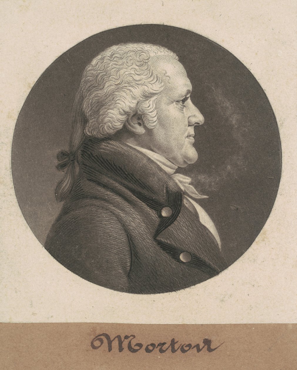 Perez Morton by Charles B. J. Févret de Saint Mémin