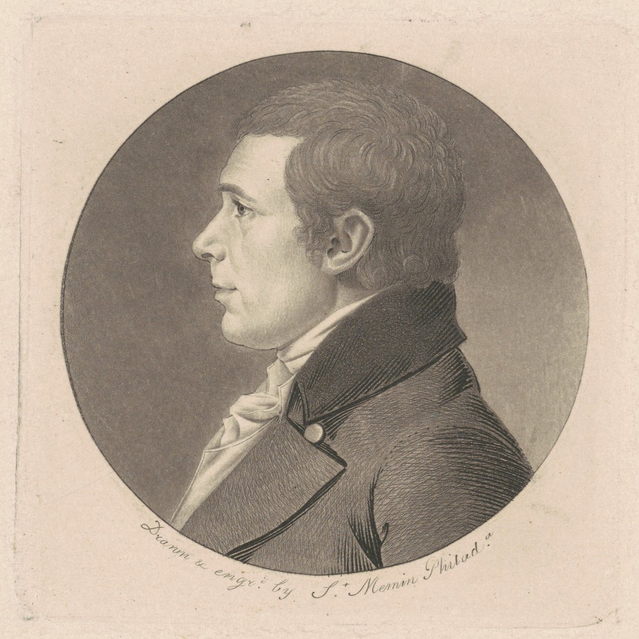 Peter Stephen DuPonceau by Charles B. J. Févret de Saint Mémin