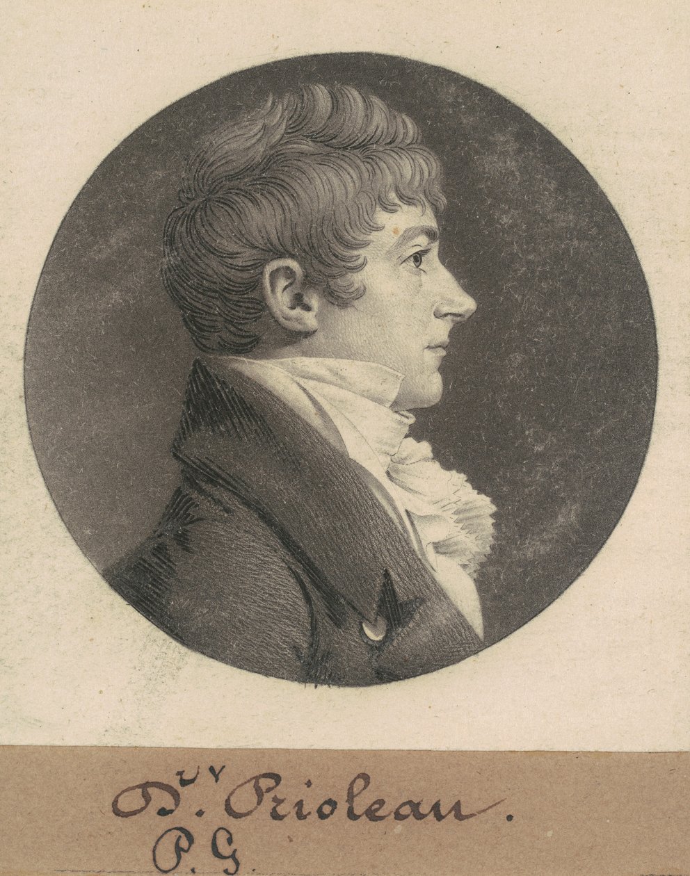 Philip Gendron Prioleau by Charles B. J. Févret de Saint Mémin