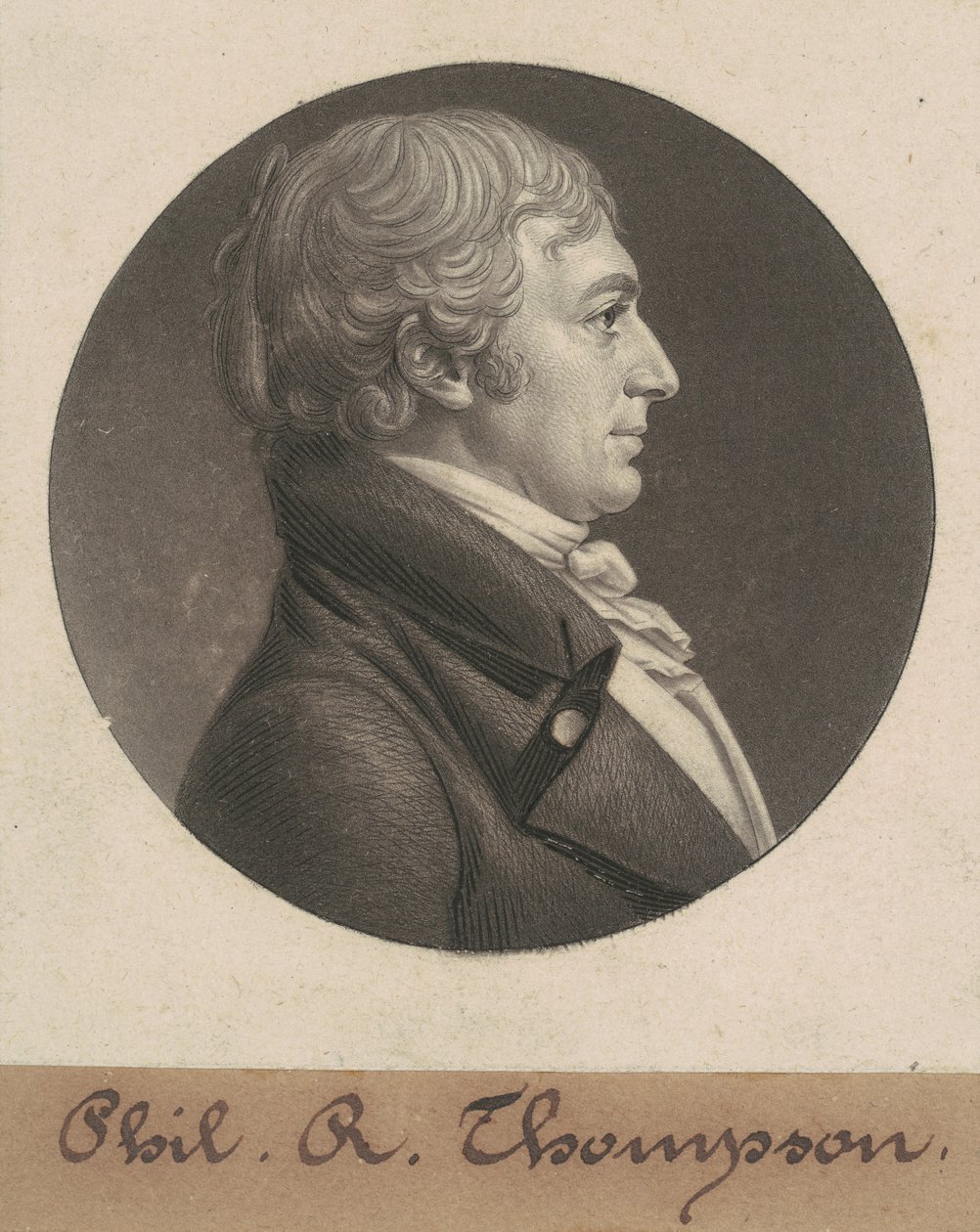 Philip Rootes Thompson by Charles B. J. Févret de Saint Mémin