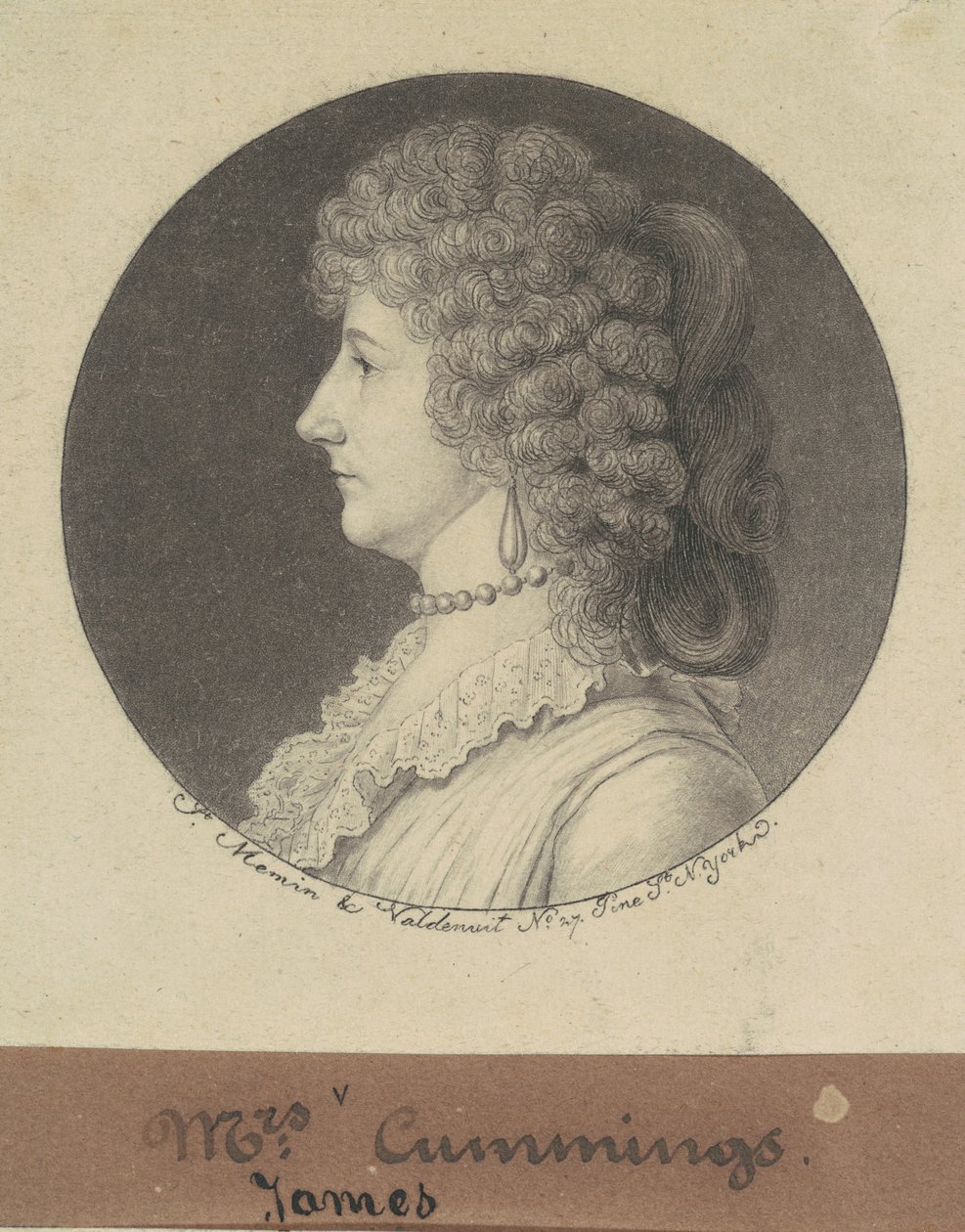 Phoebe Harisson Cuming by Charles B. J. Févret de Saint Mémin