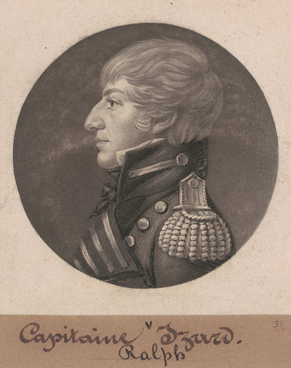 Ralph Izard II by Charles B. J. Févret de Saint Mémin