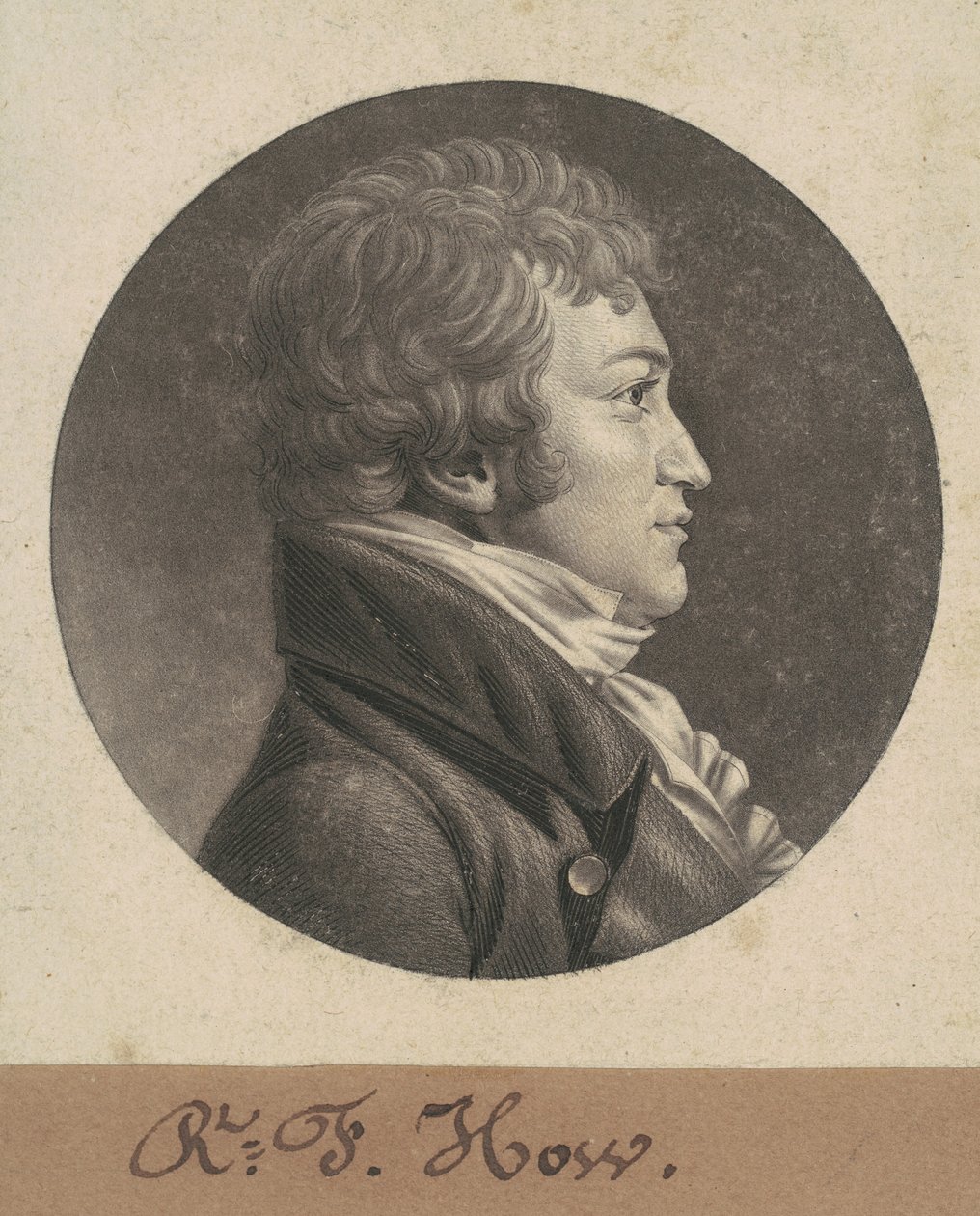 Robert F. How by Charles B. J. Févret de Saint Mémin