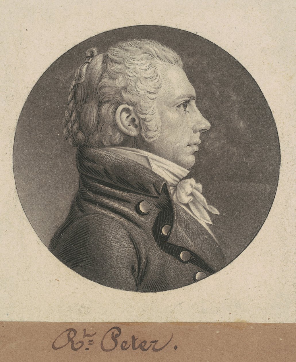 Robert Peter, Jr. by Charles B. J. Févret de Saint Mémin