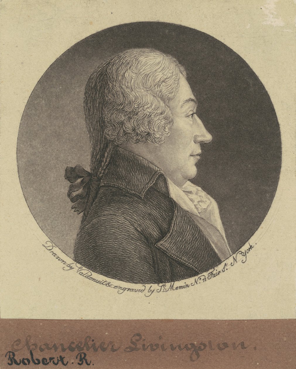 Robert R. Livingston by Charles B. J. Févret de Saint Mémin