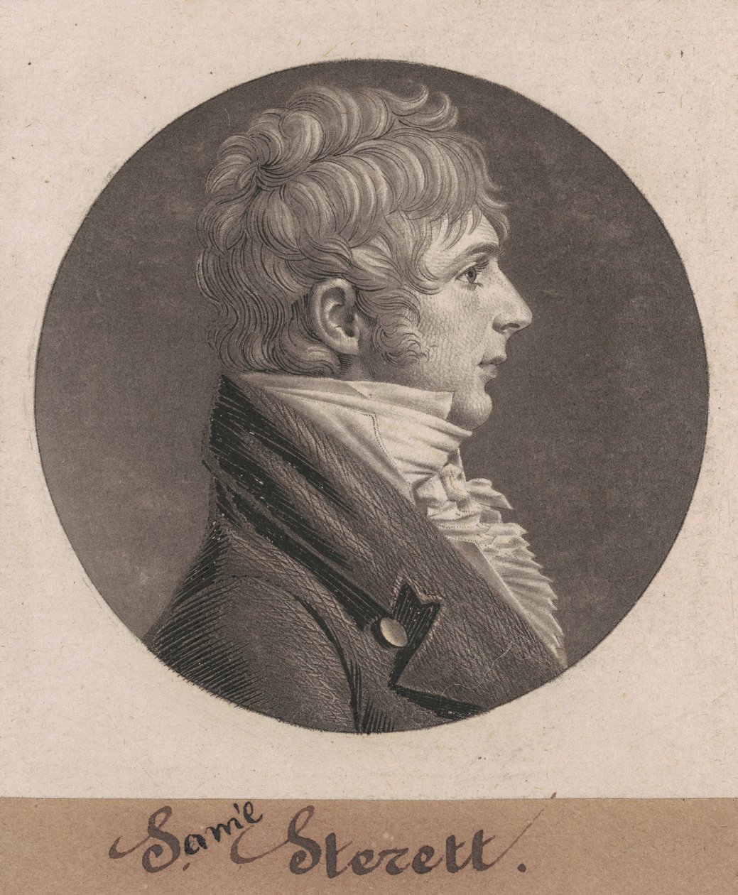 S. Sterett by Charles B. J. Févret de Saint Mémin