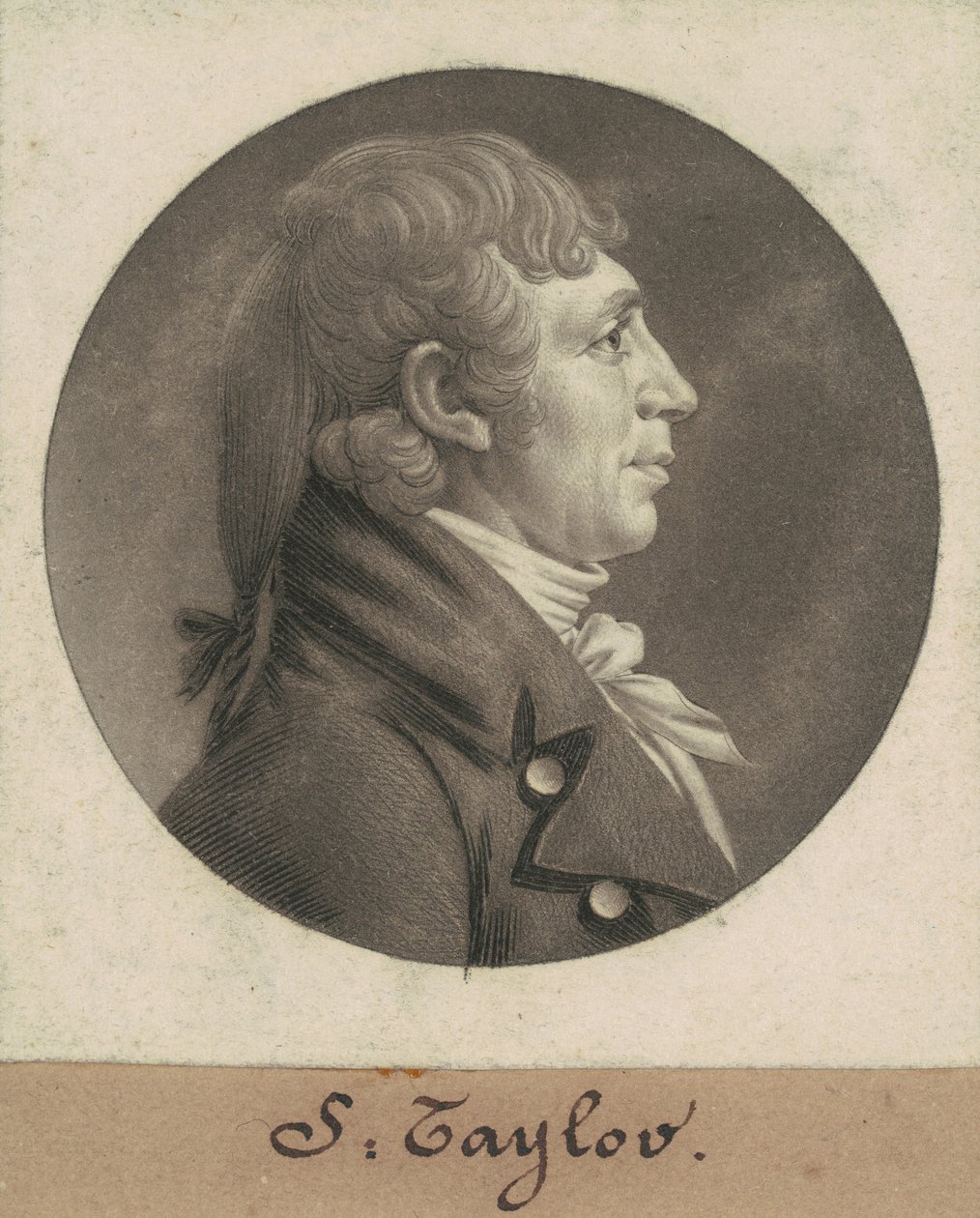 S. Taylor by Charles B. J. Févret de Saint Mémin