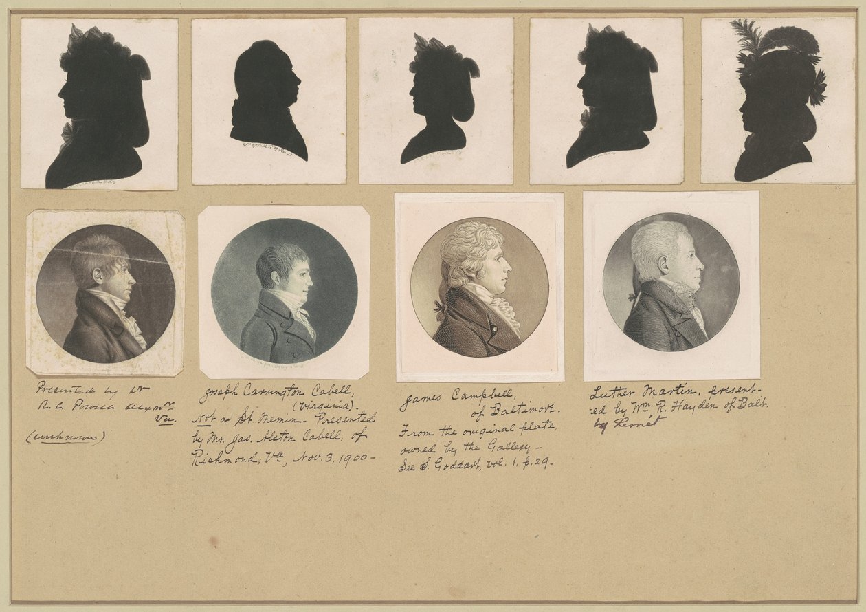 Saint-Mémin Collection, Group 56 by Charles B. J. Févret de Saint Mémin