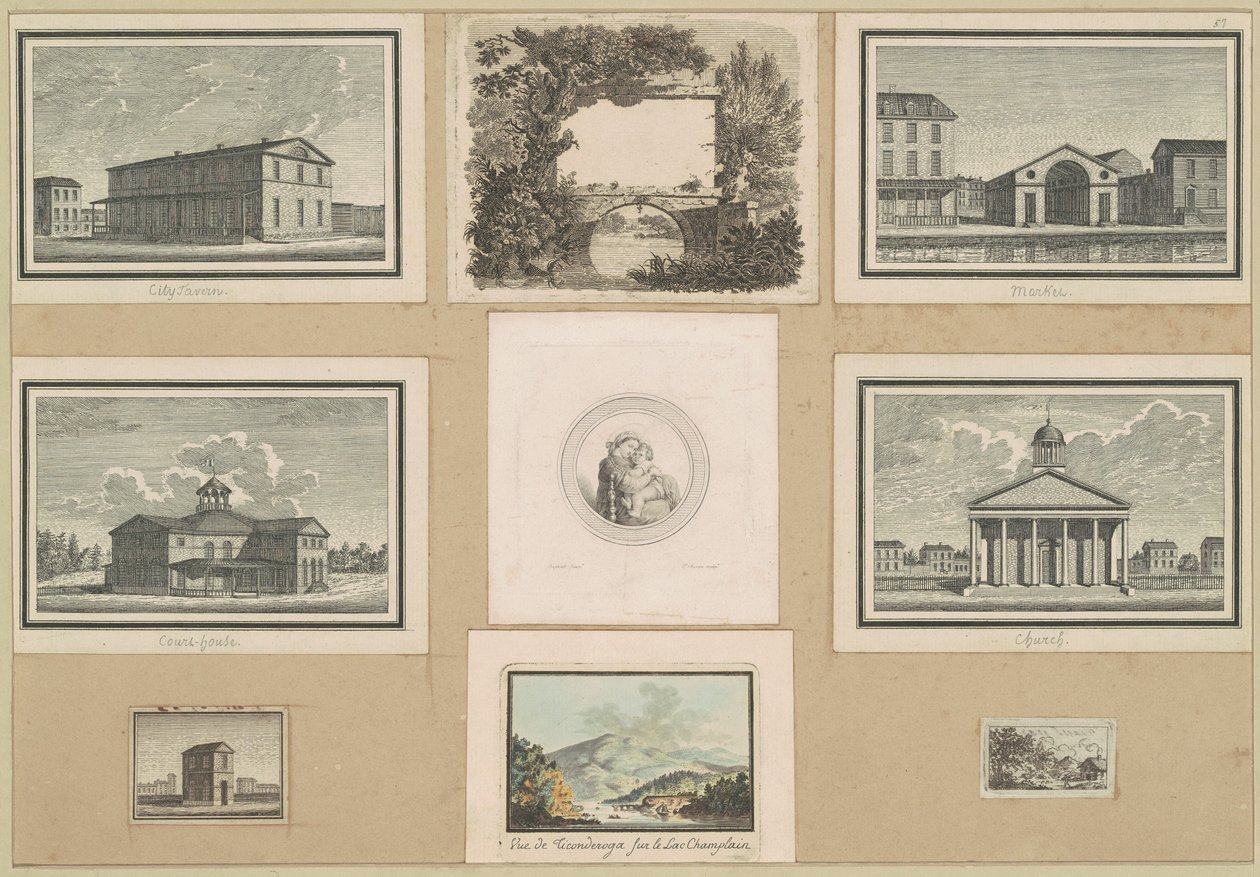 Saint-Mémin Collection, Group 57 by Charles B. J. Févret de Saint Mémin