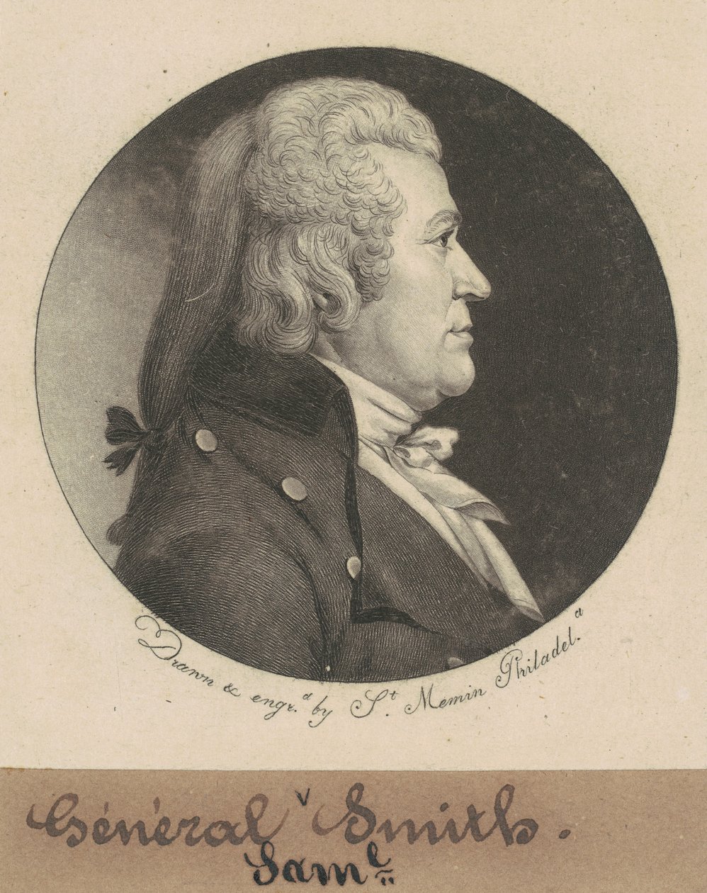 Samuel Smith by Charles B. J. Févret de Saint Mémin